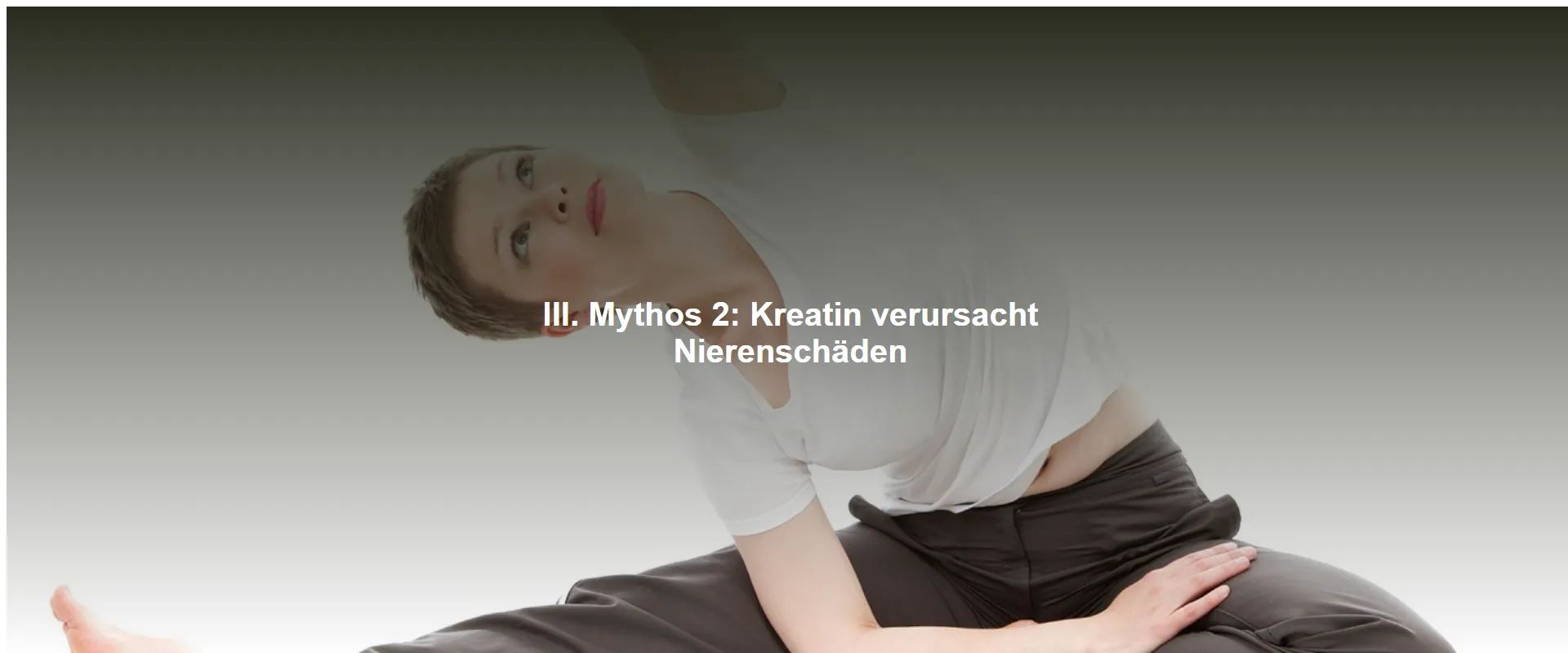 Mythos 2: Kreatin verursacht Nierenschäden